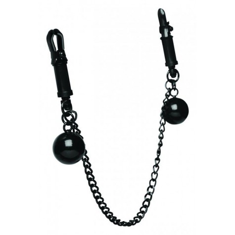 Зажимы для сосков с утяжелителями и цепочкой Clamps with Ball Weights and Chain