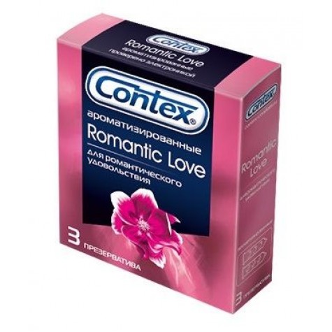 Презервативы с ароматом CONTEX Romantic - 3 шт.