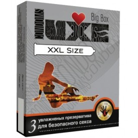 Презервативы большого размера LUXE XXL size - 3 шт.